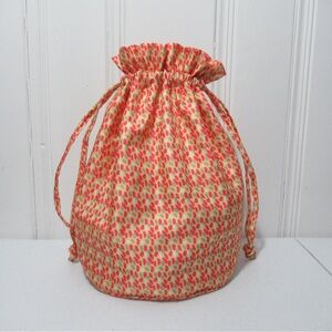 Vera Bradley Orange Ditty Bag, Laundry, Beach, Travel Bag, Tote